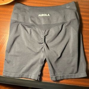 Aurola Scrunch Biker Shorts Dark Gray